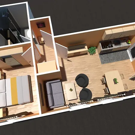 公寓 Appartementhaus Goethestrasse 19 塞巴特黑灵斯多夫